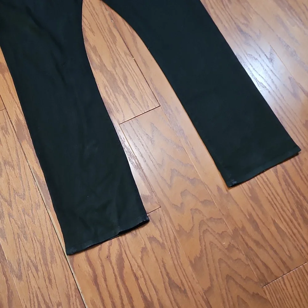 True Religion Ricky Straight Leg Black Jeans Mens Size 38 Made in USA 38x34